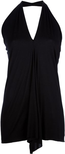 Rick Owens Sleeveless Tank - Lyst