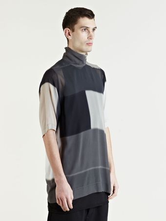 Rick Owens High Neck Top - Lyst