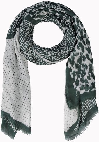 Stella McCartney Painted Spot Scarf - Lyst