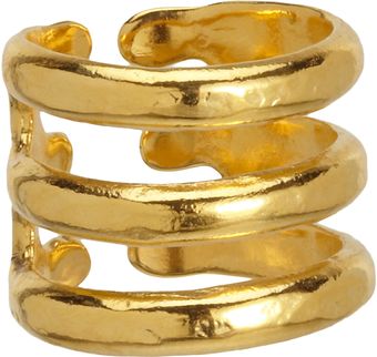 Aurelie Bidermann Gold Esteban Ring - Lyst