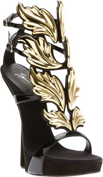 Giuseppe Zanotti Winged Heelless Sandal - Lyst