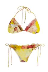 Jean Paul Gaultier Floral Print String Bikini