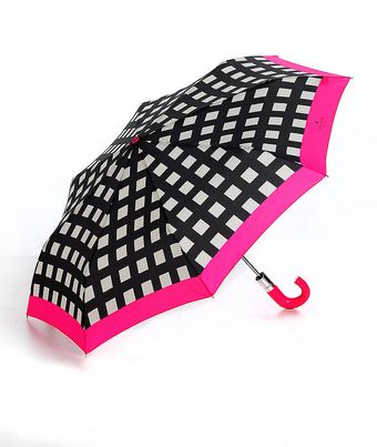 Kate Spade Pop Art Check Umbrella - Lyst