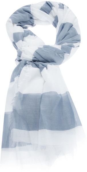 Marc Jacobs Striped Scarf - Lyst