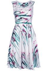 Max Mara Studio Floral Print Belted Dress