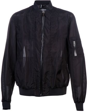 Calvin Klein Liquid Bomber Jacket - Lyst