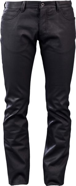 Calvin Klein Waxed Denim Jean - Lyst