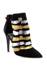 Pierre Hardy Bootie with Feather Detail