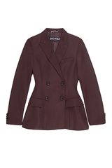Rochas Technical Gabardine Jacket in Claret