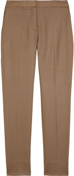 Diane Von Furstenberg Georginne Cropped Basketweave Pants - Lyst