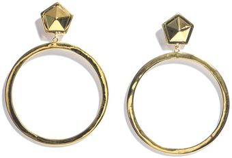 Eddie Borgo Paradox Hoop Earrings - Lyst