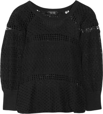 Isabel Marant Scott Openknit Cotton Sweater - Lyst