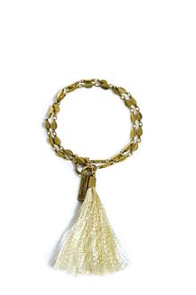 Isabel Marant Double Layer Tassel Bracelet - Lyst