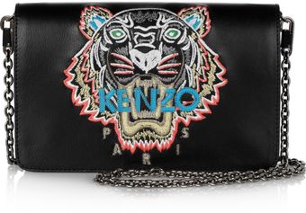 Kenzo Leather Shoulder Bag - Lyst