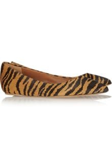 Mulberry Tiger-Print Calf Hair Ballet Flats - Lyst