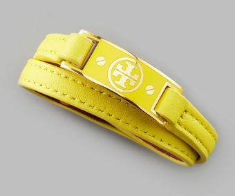 Tory Burch Logo Wrap Bracelet - Lyst