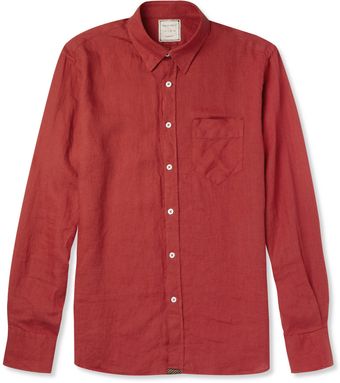 Billy Reid Walland Linen Shirt - Lyst