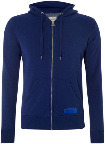 Diesel Zip Through Hooded Sweatshirt - Lyst