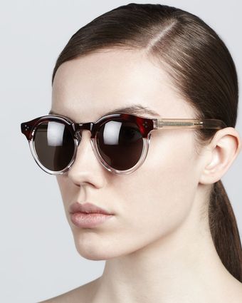 Illesteva Leonard Ii Round Sunglasses - Lyst