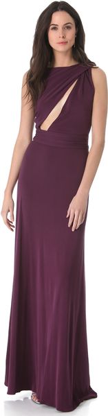 Issa Slit Front Gown - Lyst