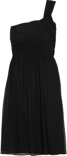 J.Crew Lucienne Oneshoulder Silkchiffon Dress - Lyst