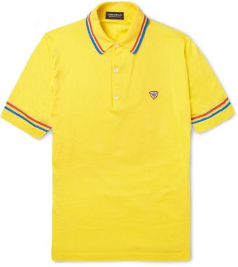 John Smedley Coleman Knitted Sea Island Cotton Polo Shirt - Lyst