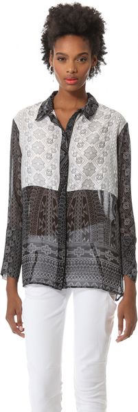 Pencey Block Blouse - Lyst