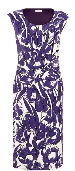 Precis Petite Tulip Print Jersey Dress - Lyst