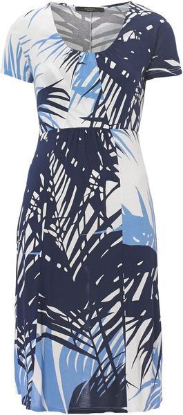 Weekend By Maxmara Tema Short Sleeve Spot Print Dress - Lyst