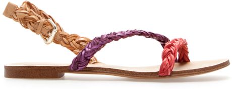 braided heels zara