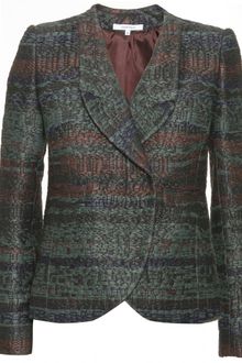 Carven Tailored Tweed Jacket - Lyst