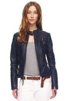 michael kors scuba leather jacket