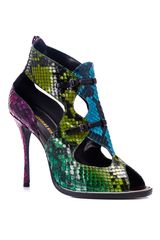 Nicholas Kirkwood Rainbow Python Sandal
