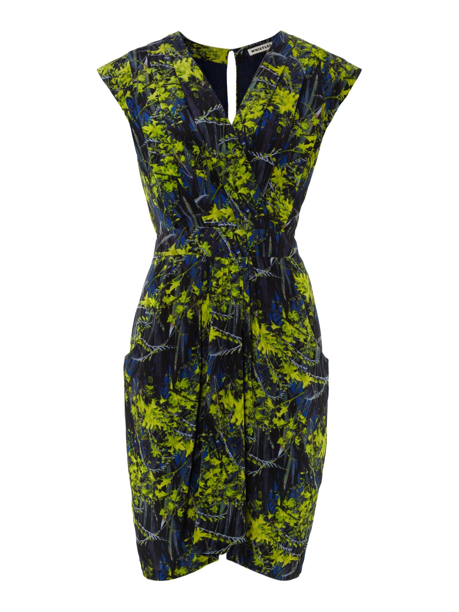 Whistles Vienna Tropical Floral Print Dress in Multicolor (green) Lyst