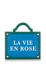 Charlotte Olympia Street Sign La Vie En Rose Leather Bag