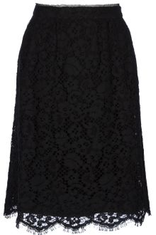 Dolce & Gabbana Aline Embroidered Lace Skirt - Lyst