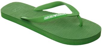 Emporio Armani Basic Flip Flop - Lyst