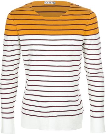 Iceberg Striped Sweater - Lyst