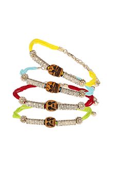 Topshop Skull Friendship Bracelet Pack - Lyst