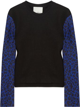 3.1 Phillip Lim Jacquard and Jersey Sweatshirt - Lyst