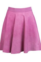 3.1 Phillip Lim Flared Leather Skirt