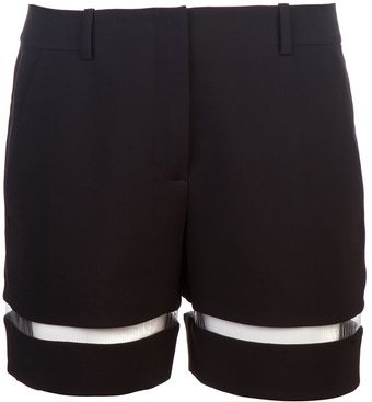 Alexander Wang Flat Front Boy Shorts - Lyst