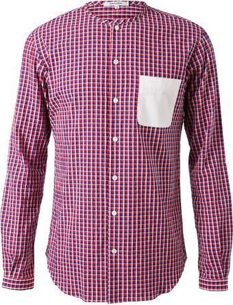 Carven Checked Cotton Shirt - Lyst