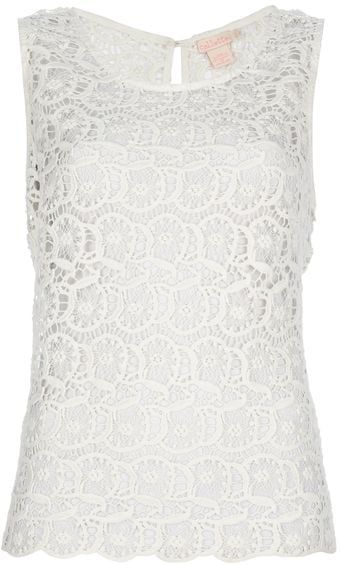 Collette By Collette Dinnigan Portobello Lace Top - Lyst