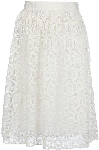 Collette By Collette Dinnigan Portobello Lace Skirt - Lyst