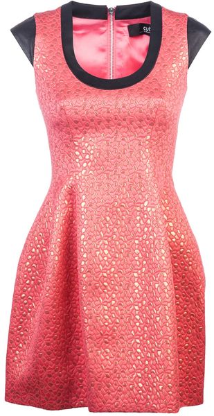 Cut25 Metallic Jacquard Dress - Lyst