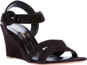 Gianvito Rossi Camoscio Sandal - Lyst