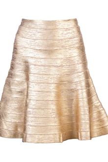 Hervé Léger Fit and Flare Bandage Skirt - Lyst