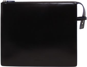 Jil Sander Leather Document Bag - Lyst