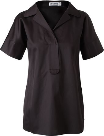 Jil Sander Tailored Cotton Shirt - Lyst